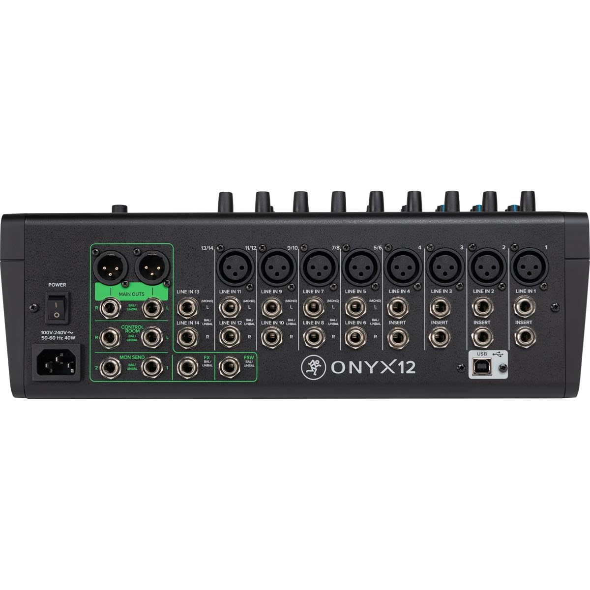 Mackie Onyx12 12-Channel Analog USB Mixer