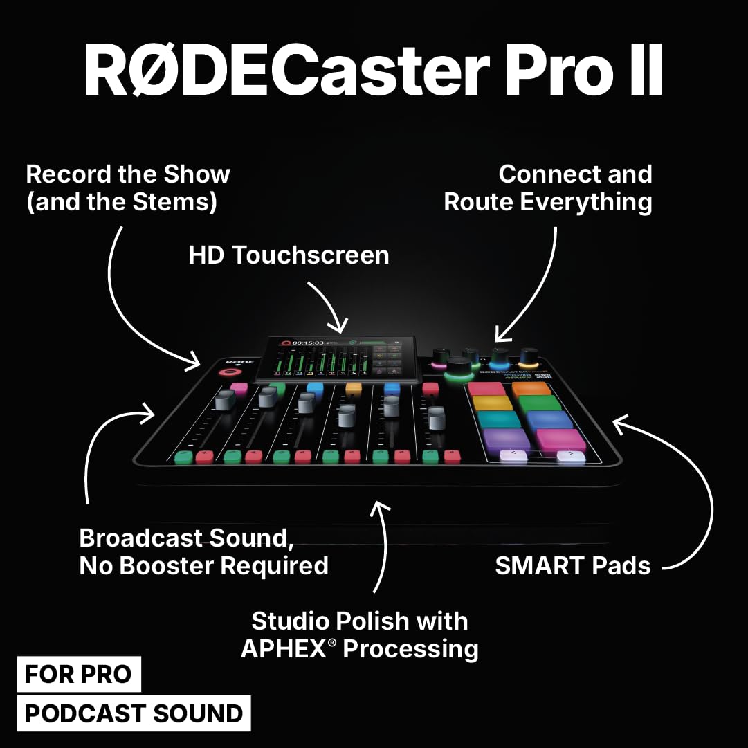 RØDE RCPII-B RØDECaster Pro II Audio Production Studio