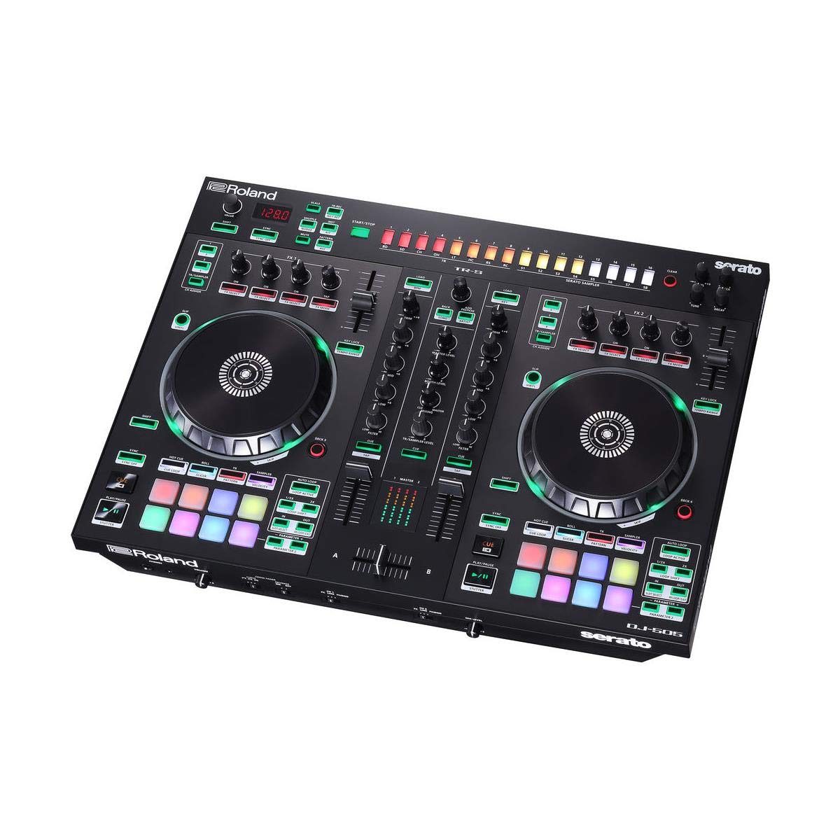 Roland DJ-505 Two-Channel Four-Deck DJ Controller