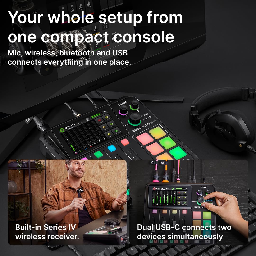 RØDE RCDUO-B RØDECaster Duo Audio Production Console