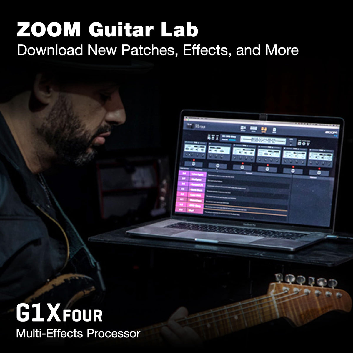 Zoom G1X FOUR Guitar Multi-Effects Processor