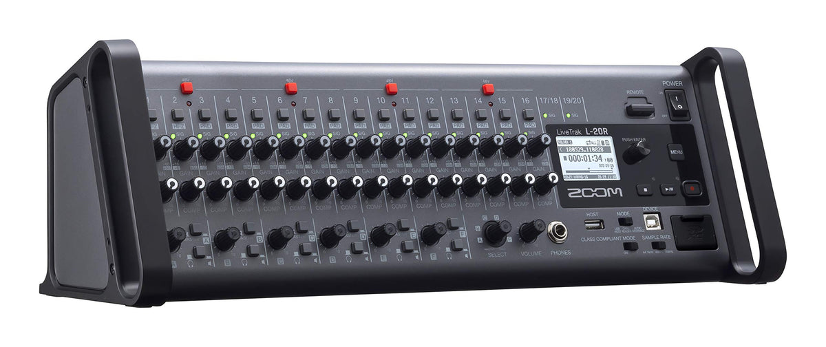Zoom L-20R Rackmount Digital Mixer/Multitrack Recorder