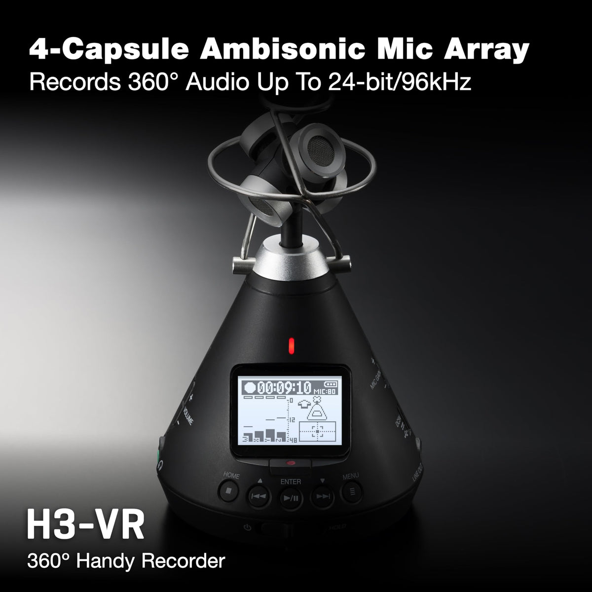 Zoom H3-VR 360° Ambisonic Audio Recorder
