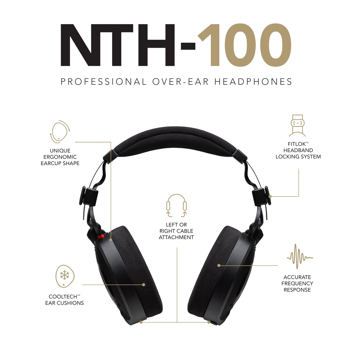 RØDE NTH-100 Professional Over-Ear Headphones