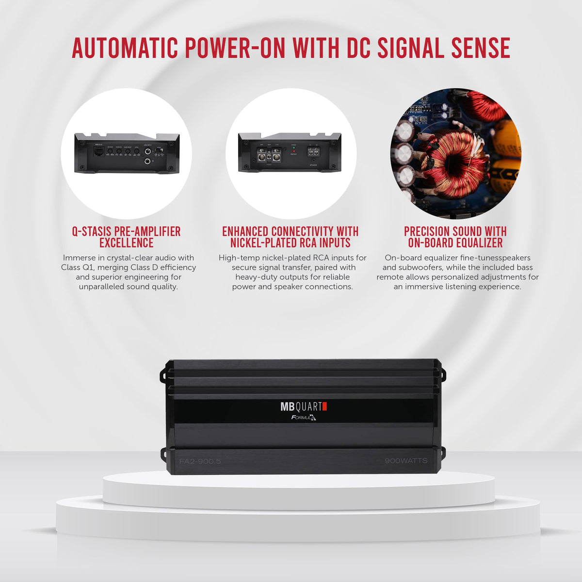 MB Quart FA2-900.5 5-Channel Car Audio Amplifier