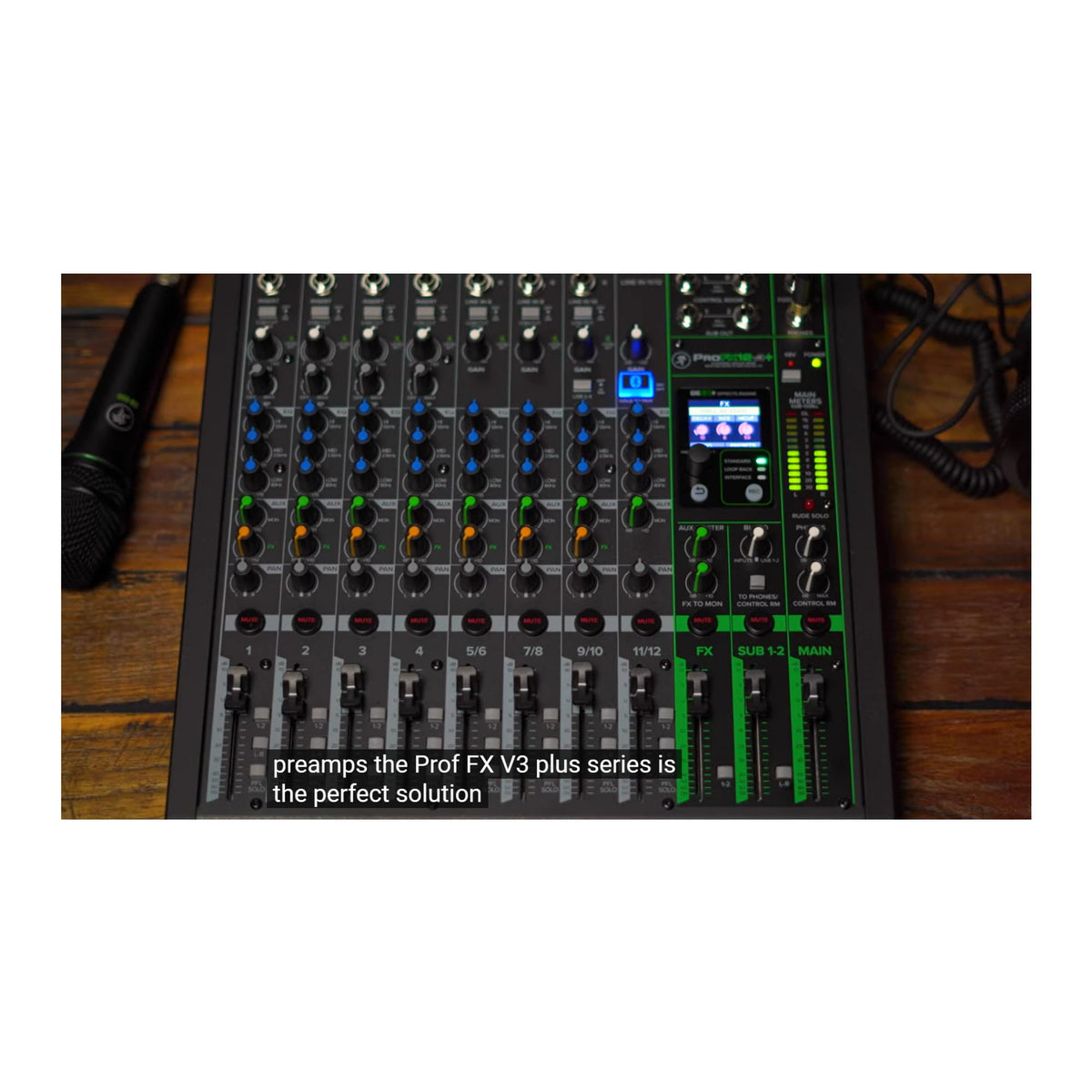 Mackie ProFX12v3+ 12-Channel Analog Mixer