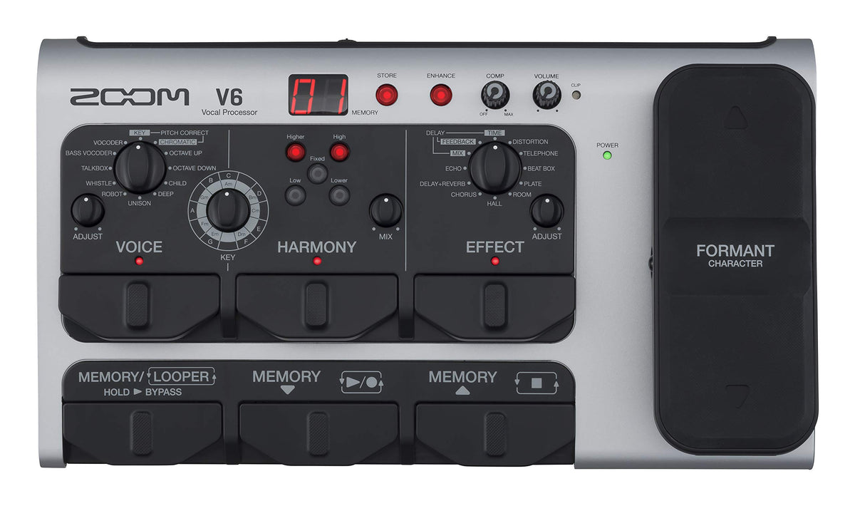 Zoom V6-SP Vocal Effects Processor Pedal