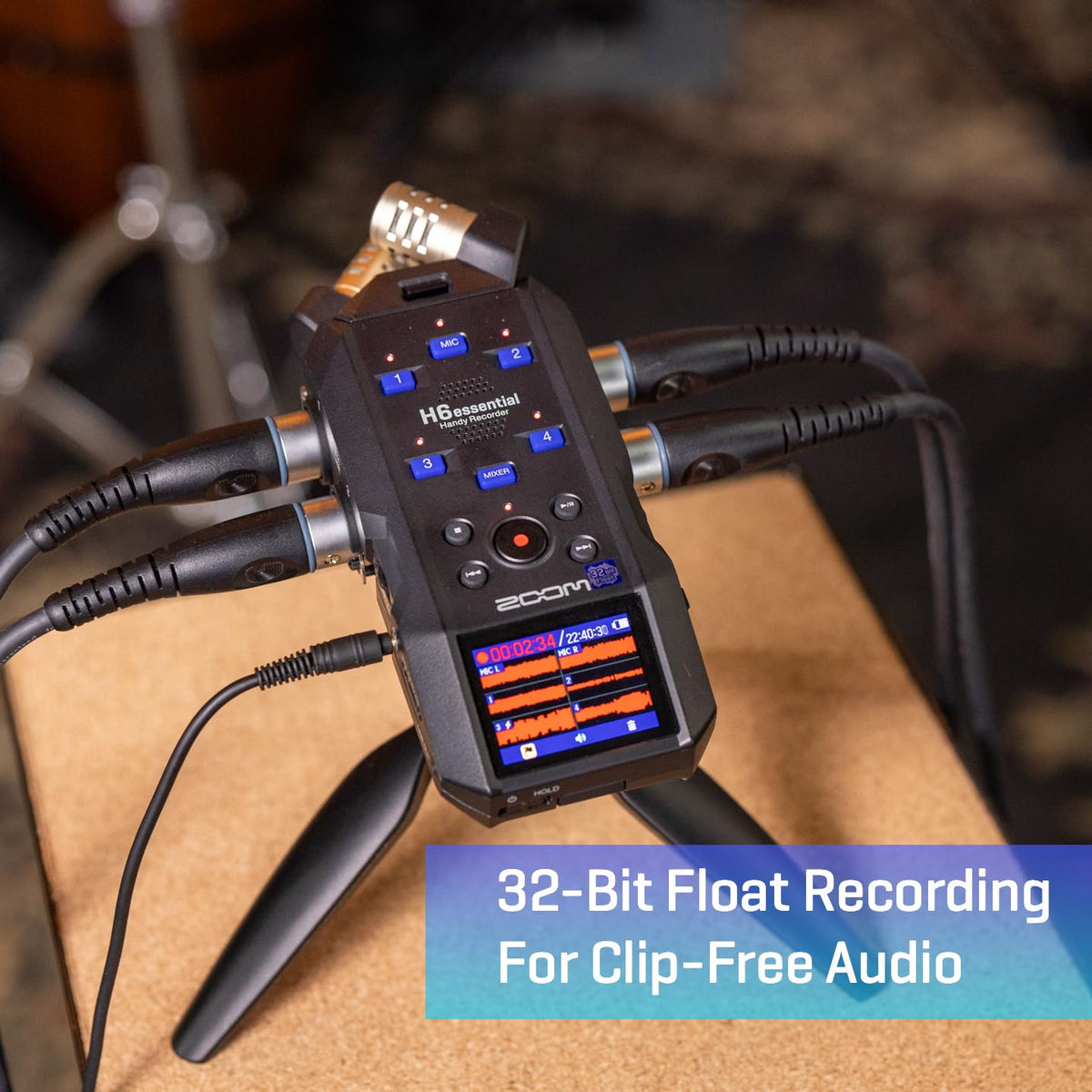 Zoom H6essential 6-Track 32-Bit Float Handy Recorder