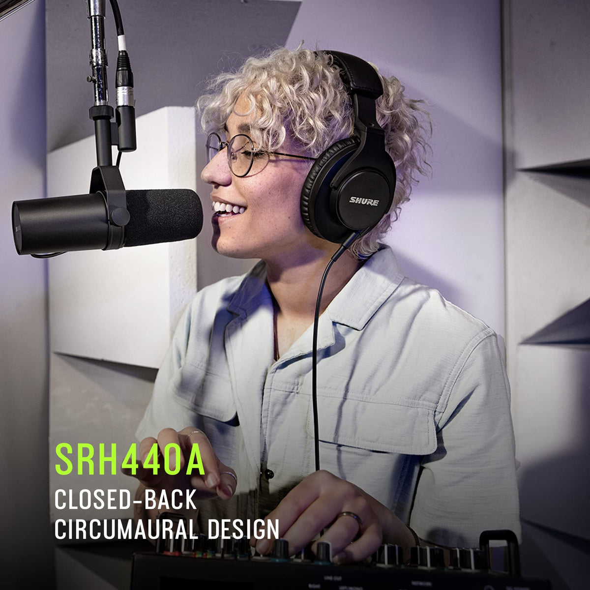 Shure SRH440A Over-Ear Studio Headphones