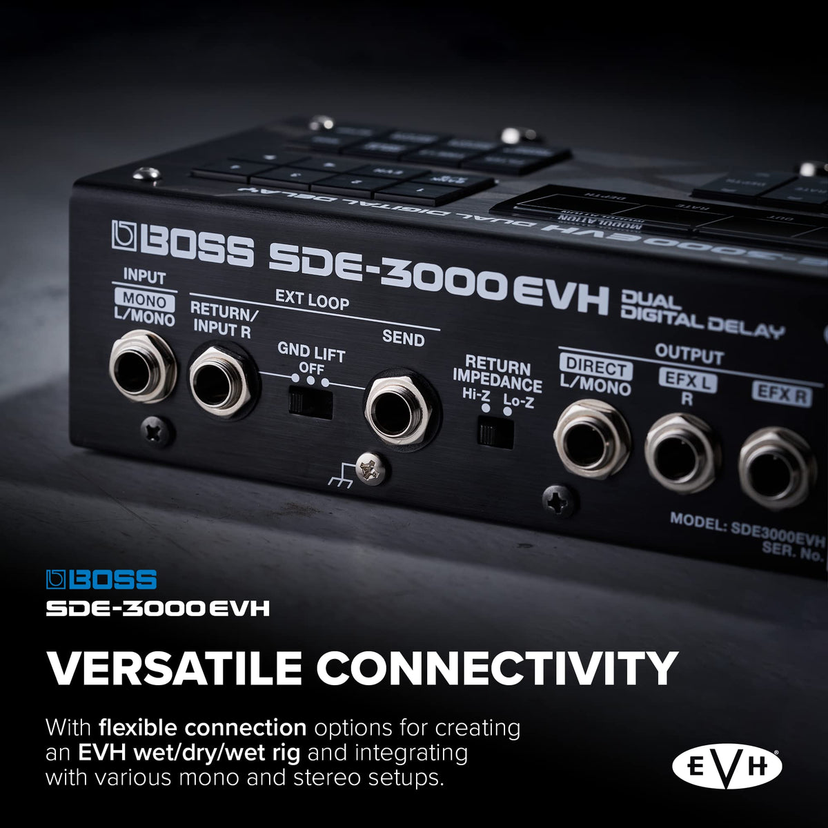 BOSS SDE-3000EVH Dual Digital Delay Pedal