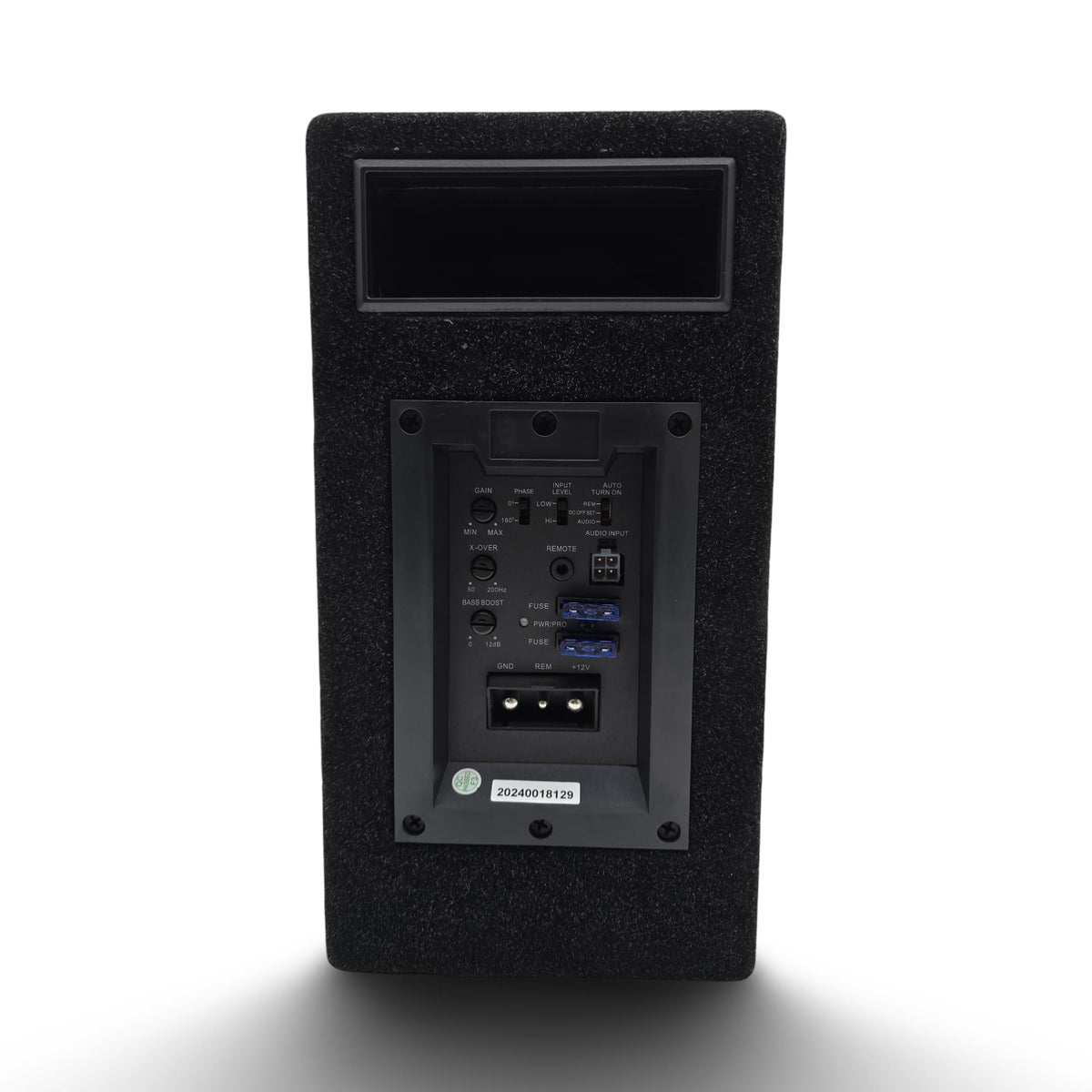 Warzone WZ10SUB 10" Powered Vented Car Subwoofer