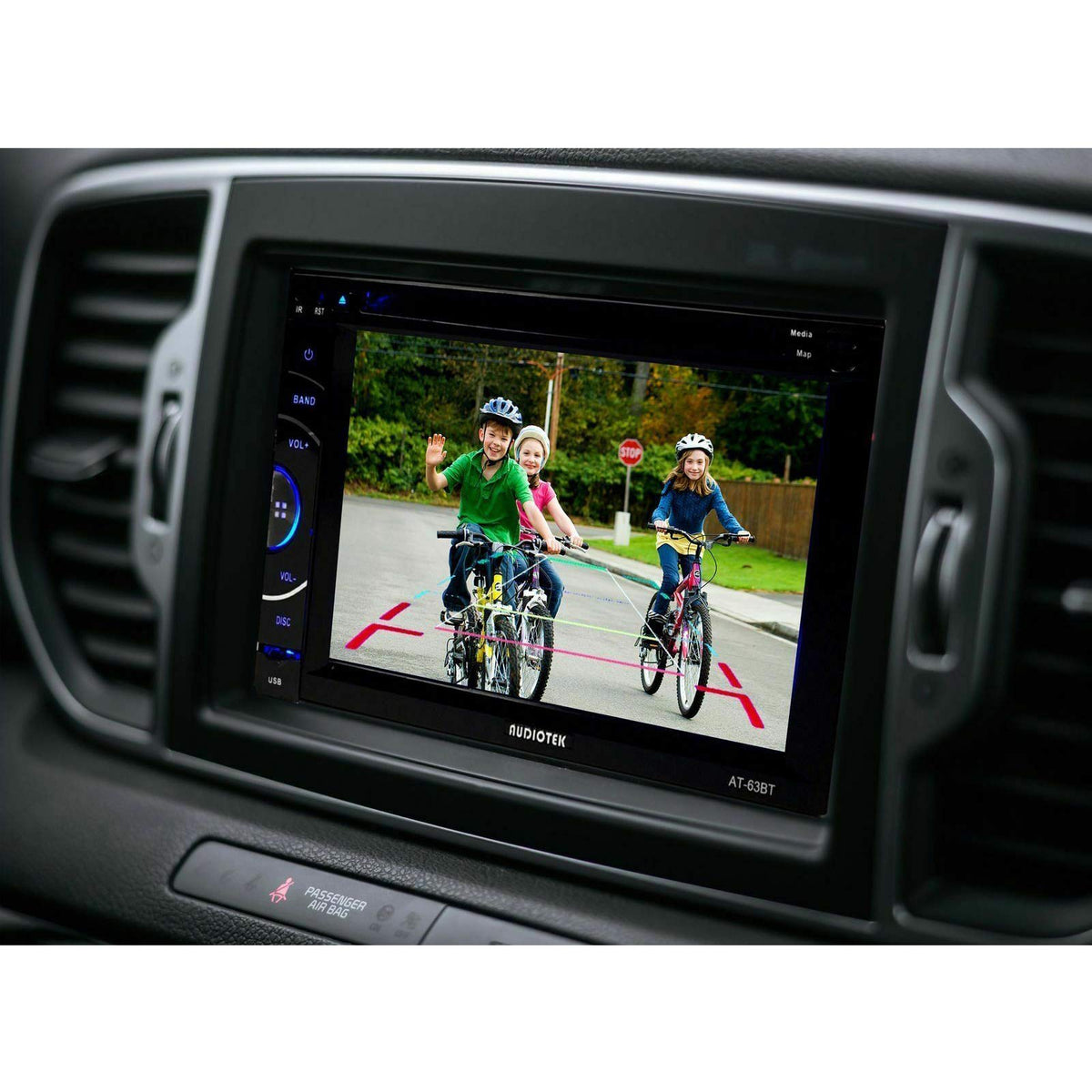 Audiotek AT-63BT 6.5" Double DIN DVD Receiver