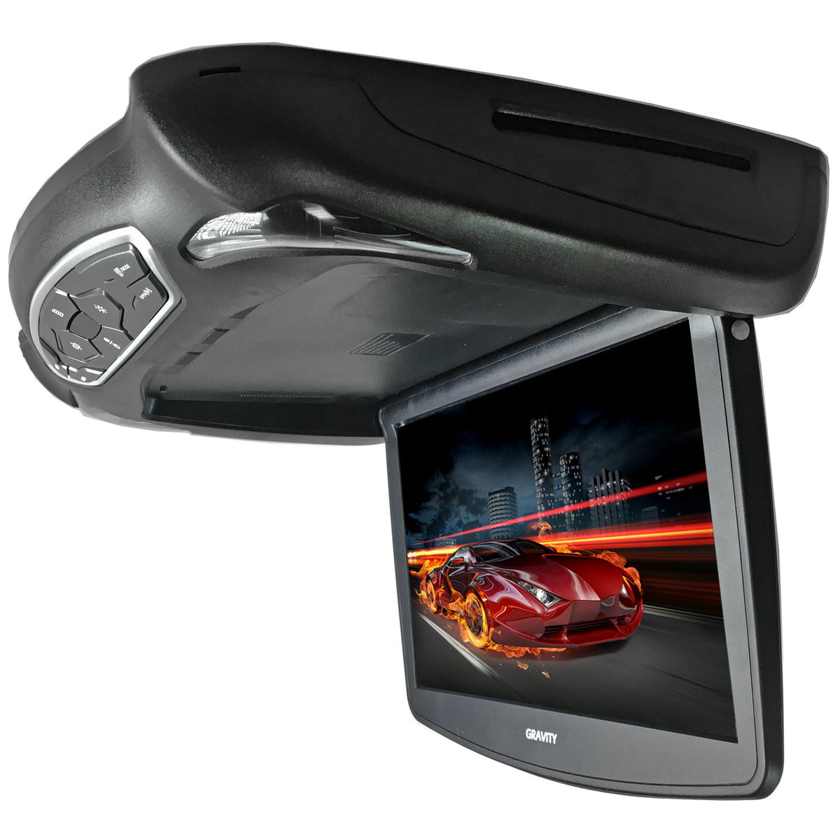 Gravity GR-10-0DVD 10" Flip-Down LCD Car Monitor