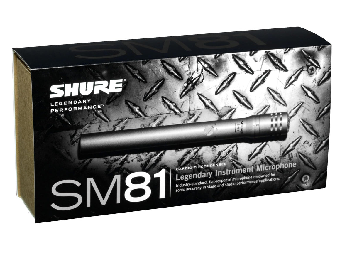 Shure SM81-LC Cardioid Condenser Instrument Microphone