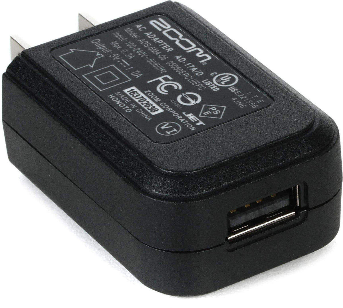 Zoom AD-17 (ZAD17) 5V USB AC Power Adapter