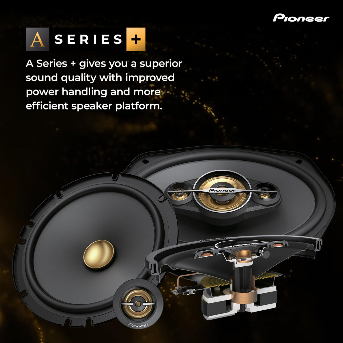 Pioneer TS-A301TW 0.75" Component Dome Tweeters