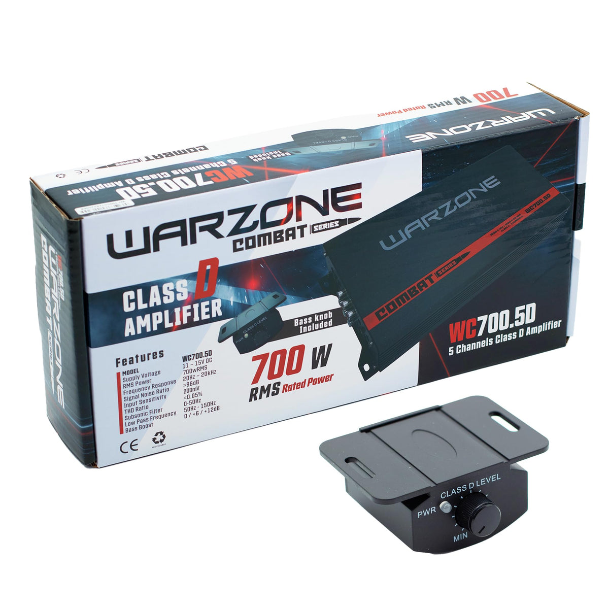 Warzone WC700-5D 700W 5-Channel Class D Amplifier