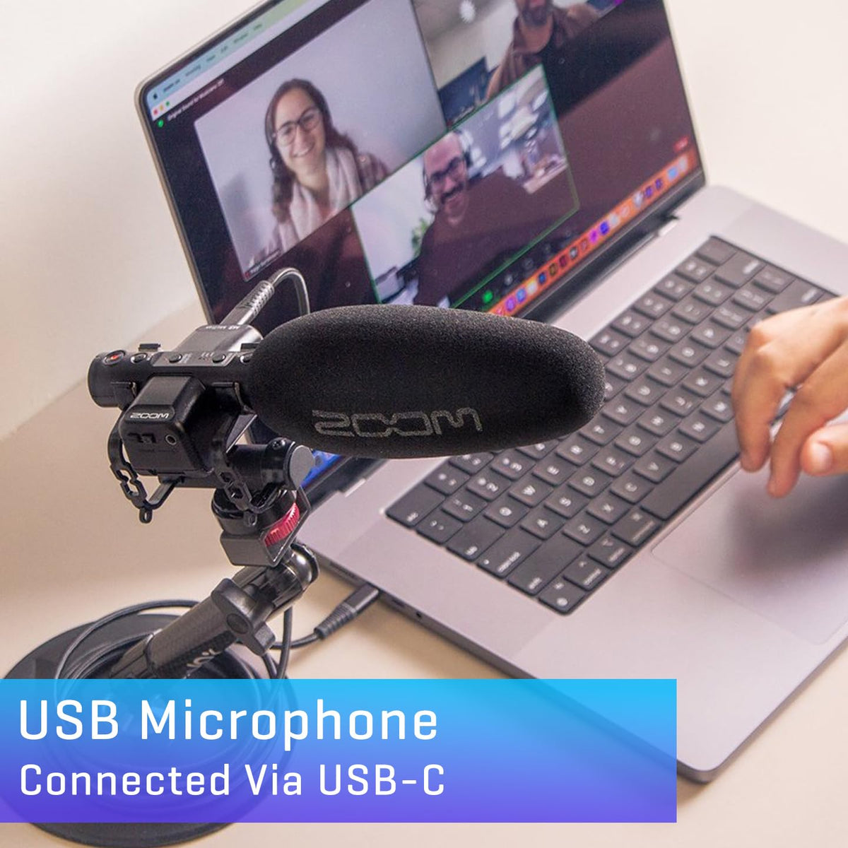 Zoom M3 MicTrak On-Camera Shotgun Microphone Recorder