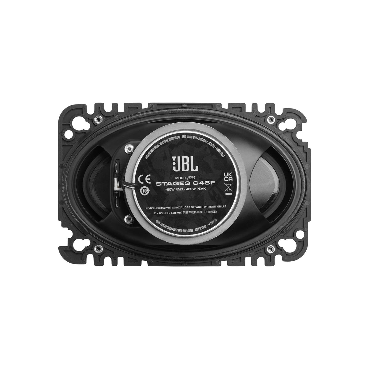 JBL STAGE3 648F 4x6" 2-Way Coaxial Speakers