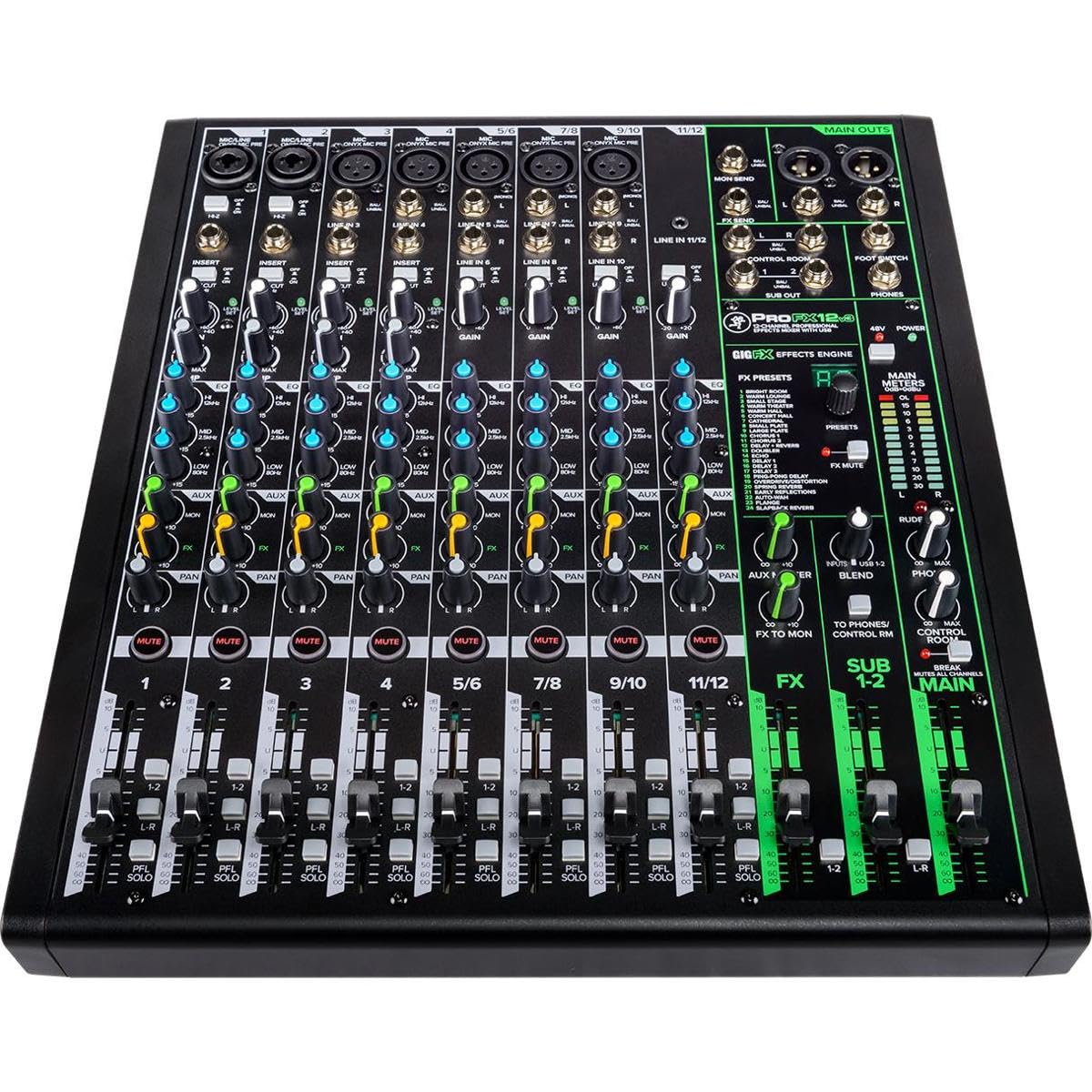 Mackie ProFX12v3 12-Channel Analog USB Mixer