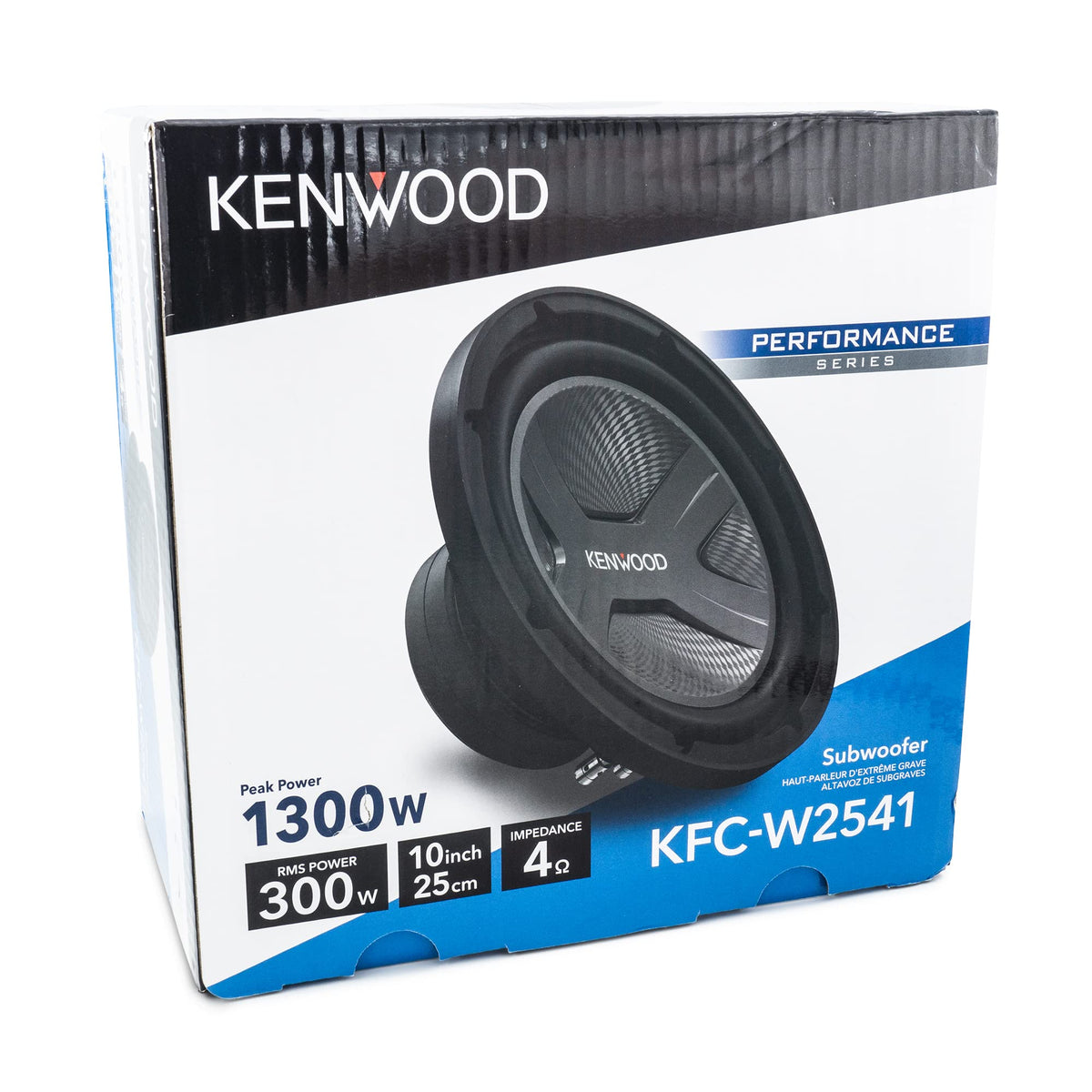 Kenwood KFC-W2541 10" 4-Ohm Component Subwoofer