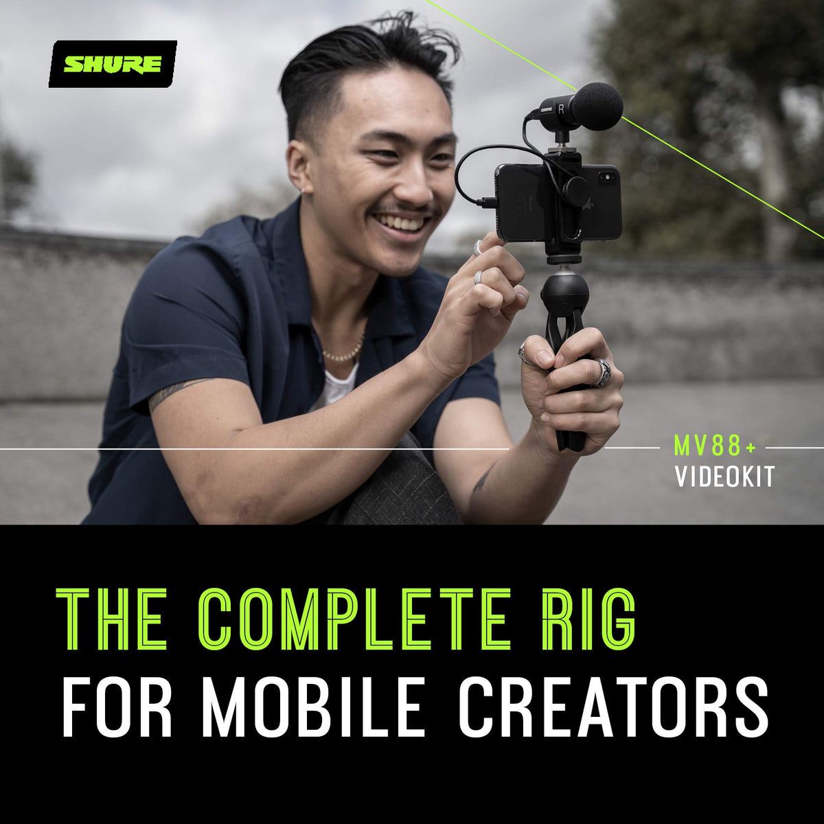 Shure MV88+DIG-VIDKIT Digital Stereo Microphone Video Kit