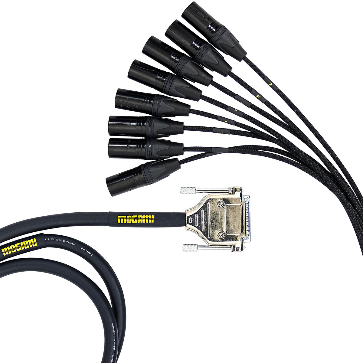 Mogami GOLD-DB25-XLRM-10 8-Channel DB25 to XLRM Snake