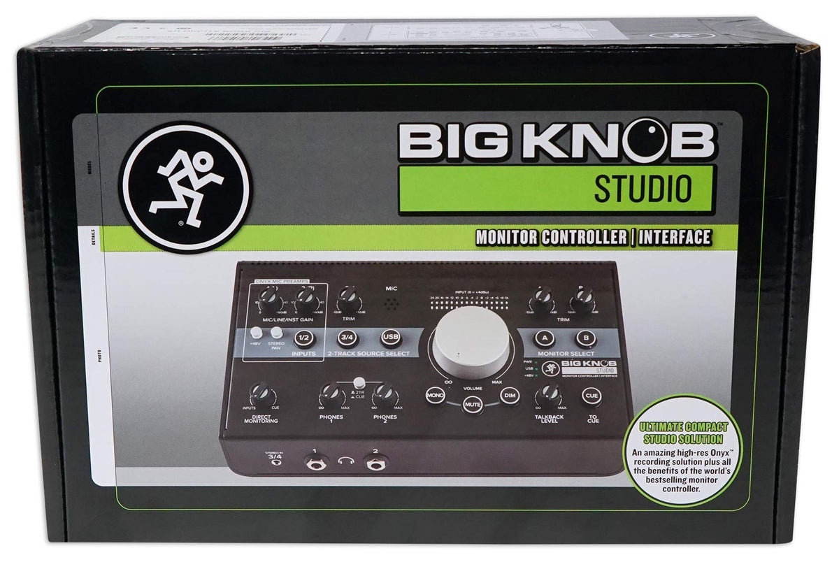 Mackie BIG KNOB STUDIO 3x2 Monitor Controller & USB Interface