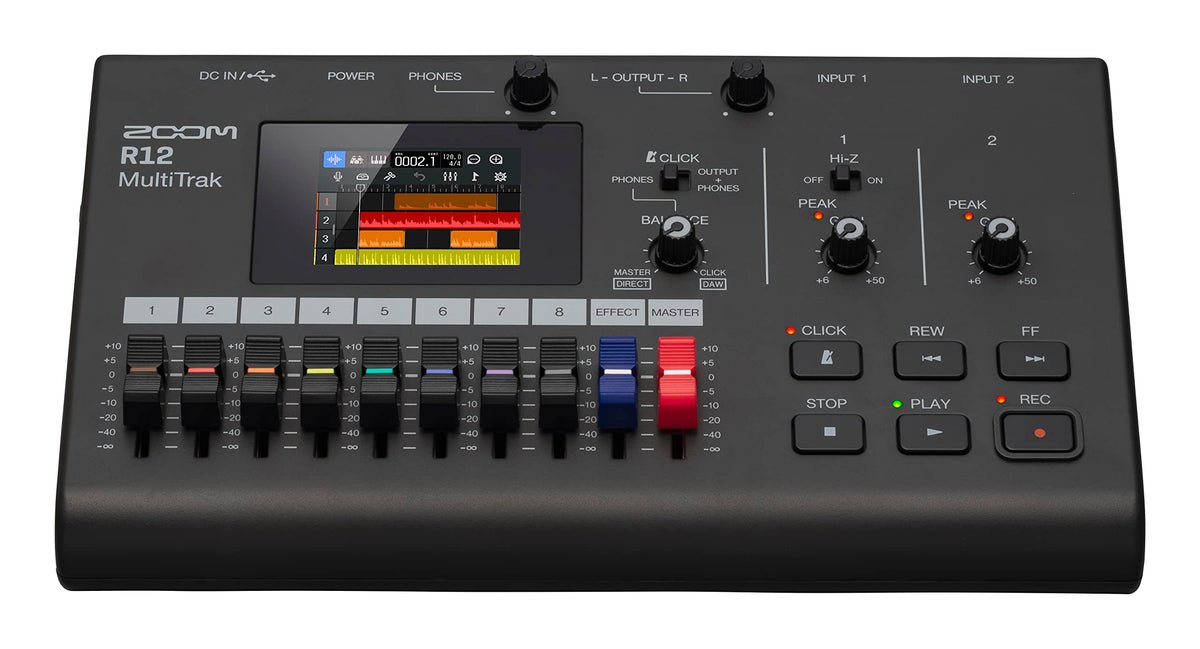 Zoom R12 MultiTrak 8-Track Portable Recorder
