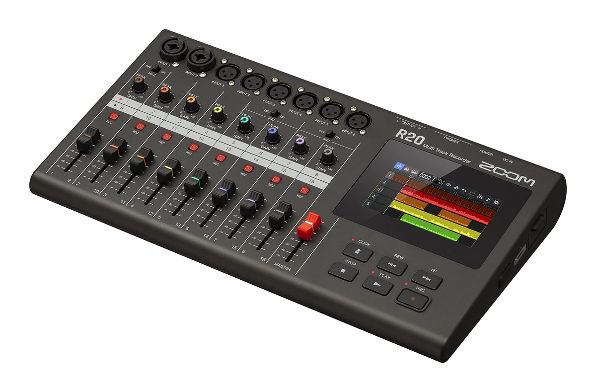 Zoom R20 16-Track Multitrack Recorder