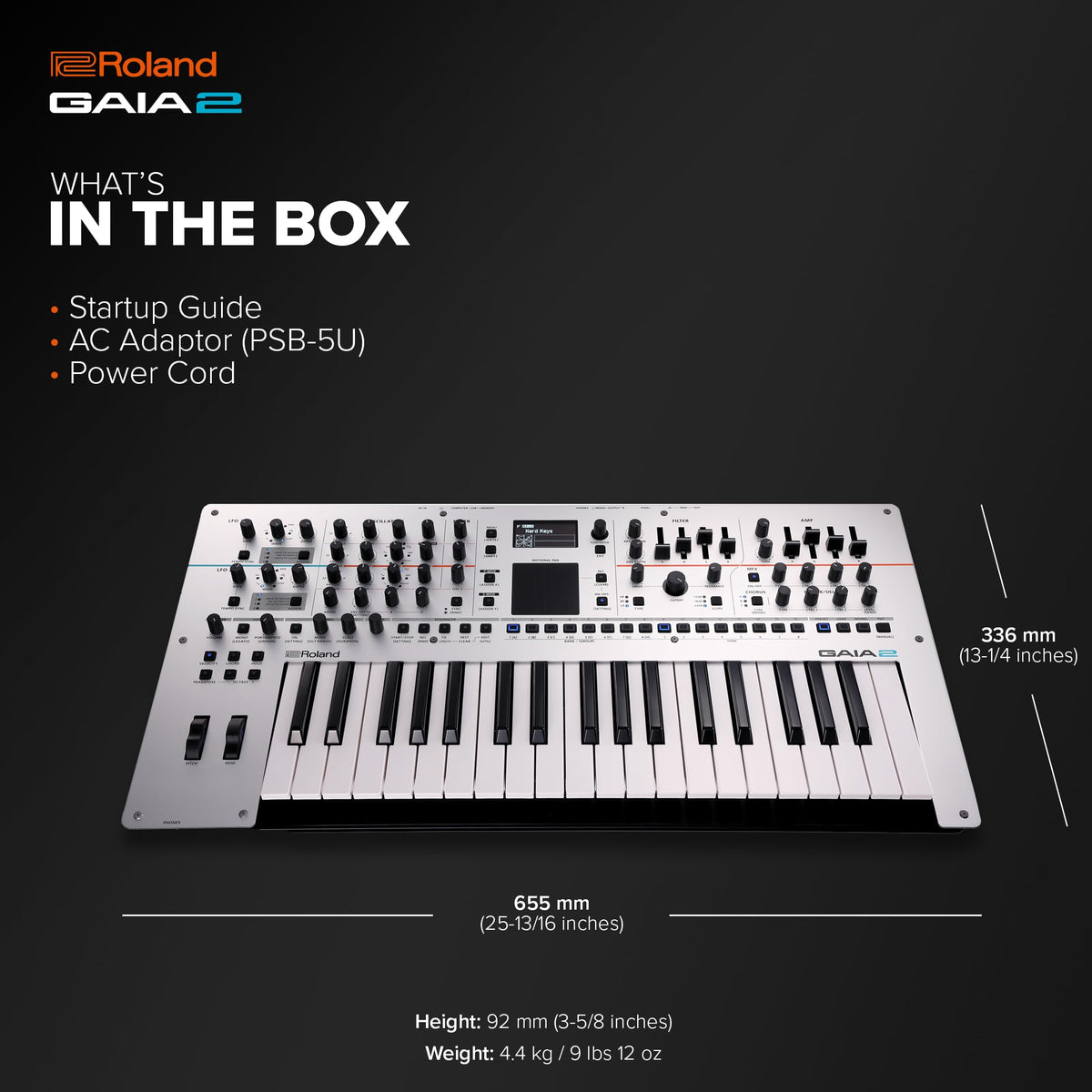 Roland GAIA-2 37-Key Hybrid Synthesizer