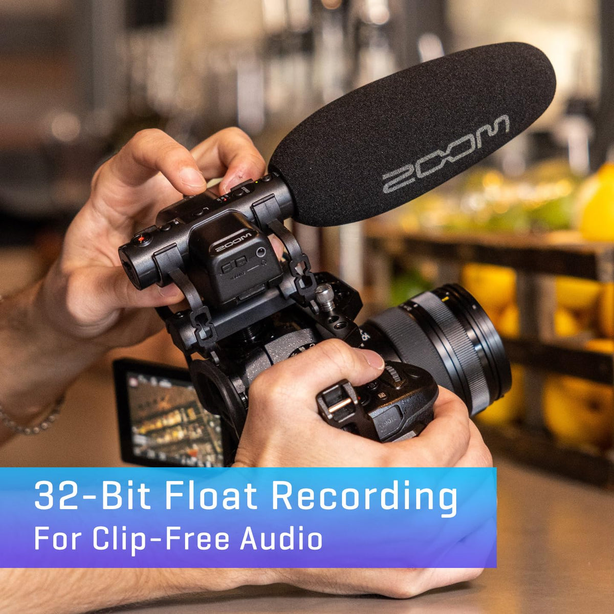 Zoom M3 MicTrak On-Camera Shotgun Microphone Recorder
