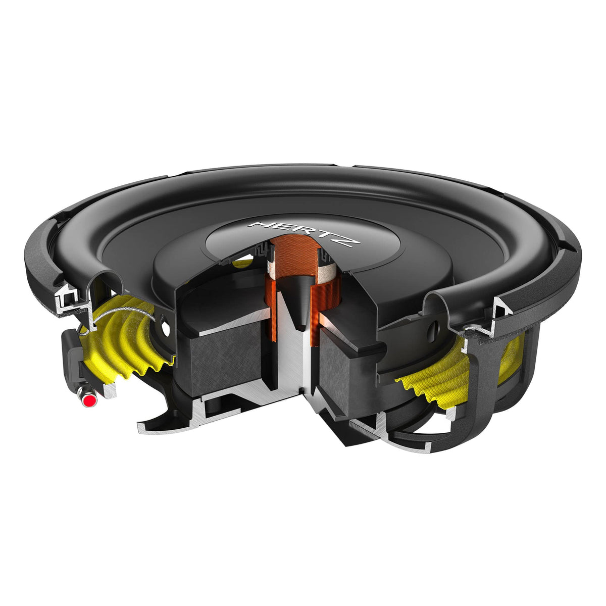 Hertz MPS250S2-1 10" 2-Ohm Shallow Subwoofer