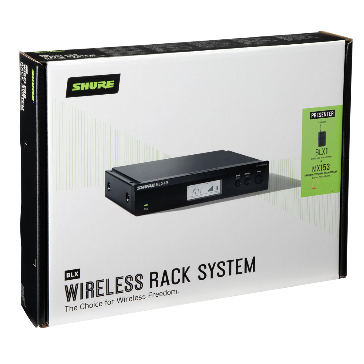 Shure BLX14R/MX53-H11 Rack-Mount Wireless Earset System