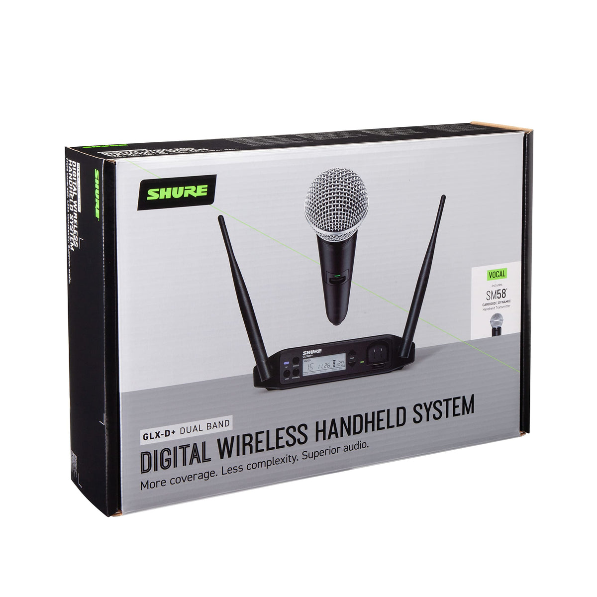 Shure GLXD24+/SM58-Z3 Dual-Band Wireless Vocal System