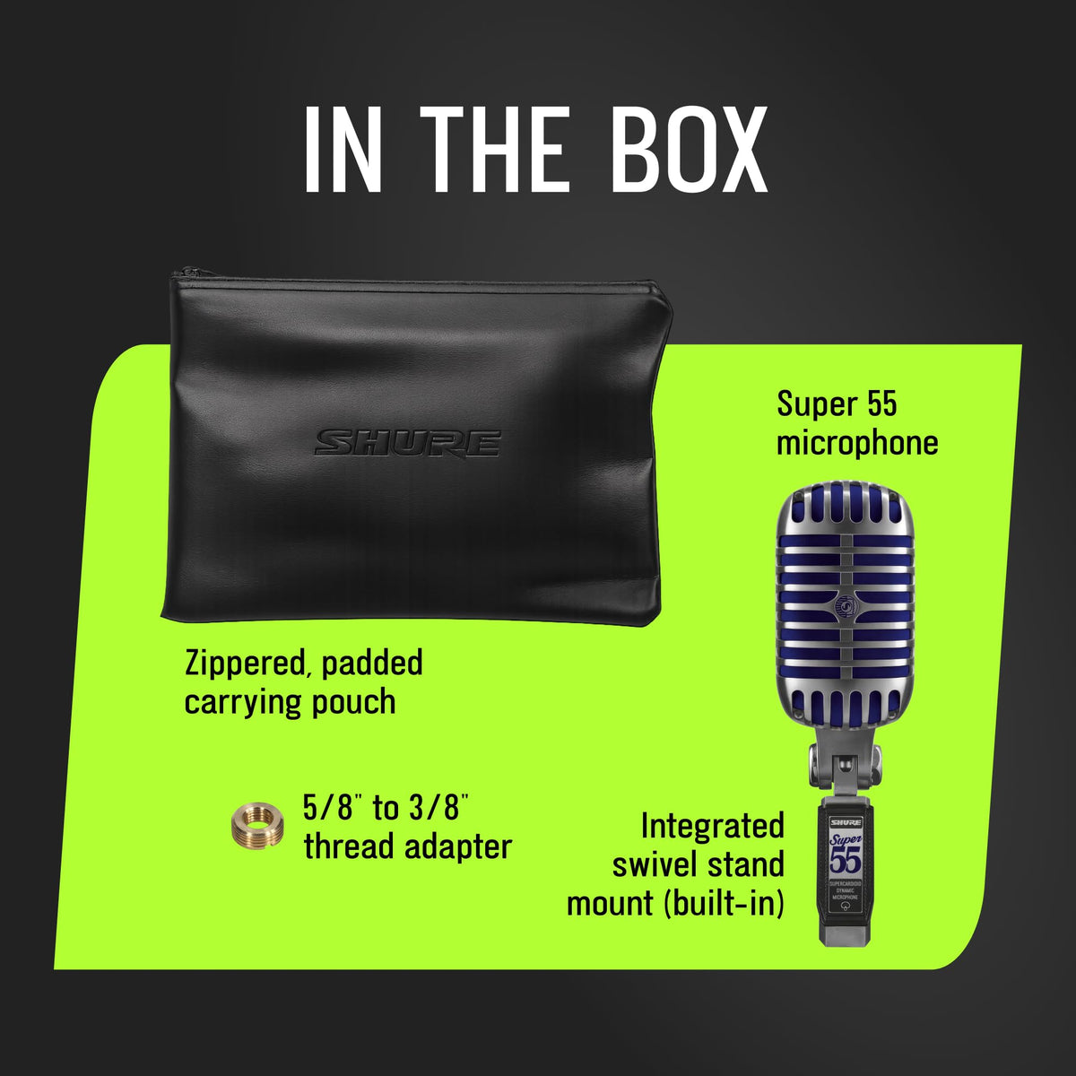 Shure SUPER 55 Deluxe Vocal Microphone