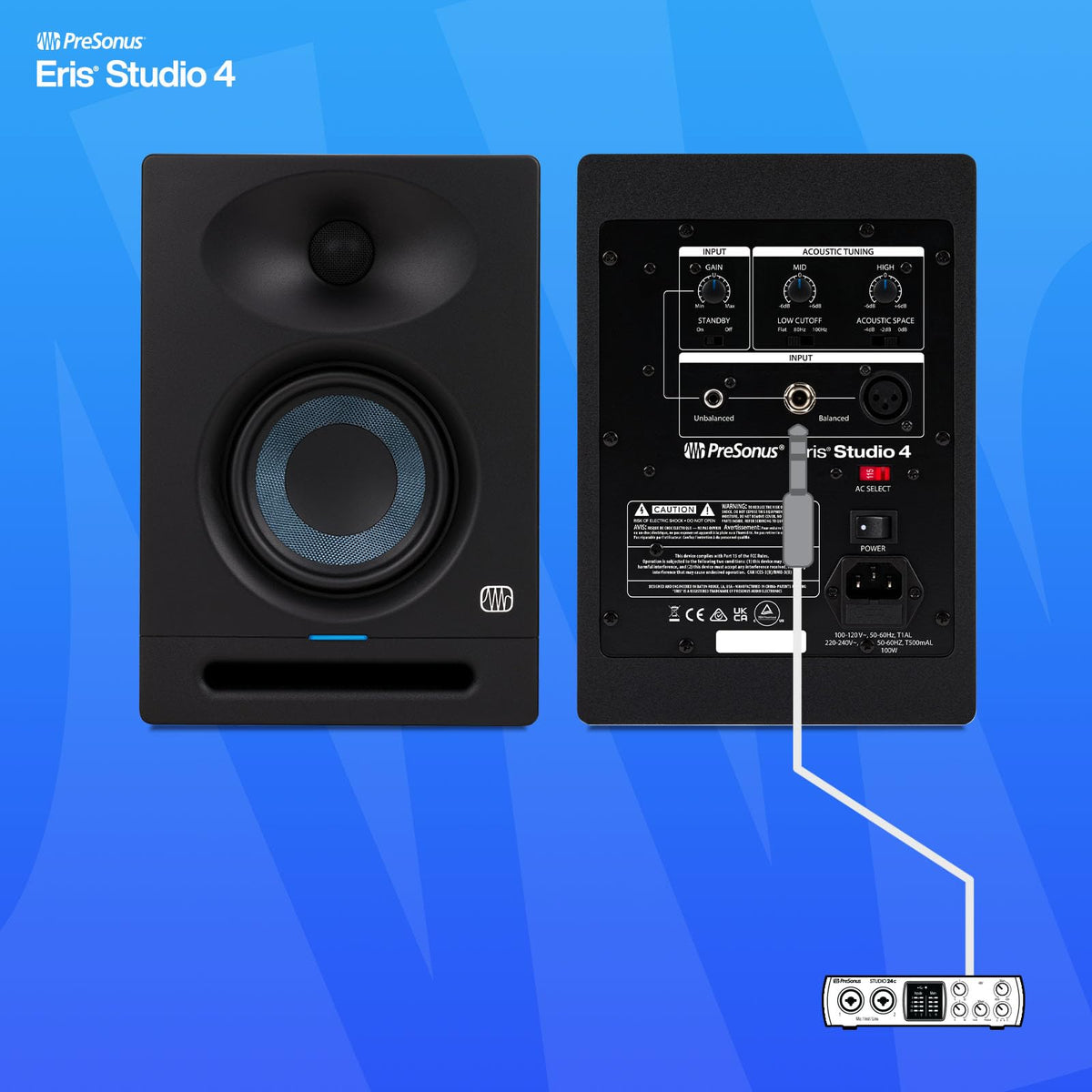 PreSonus ERIS-STUDIO4 4.5" Active Studio Monitor
