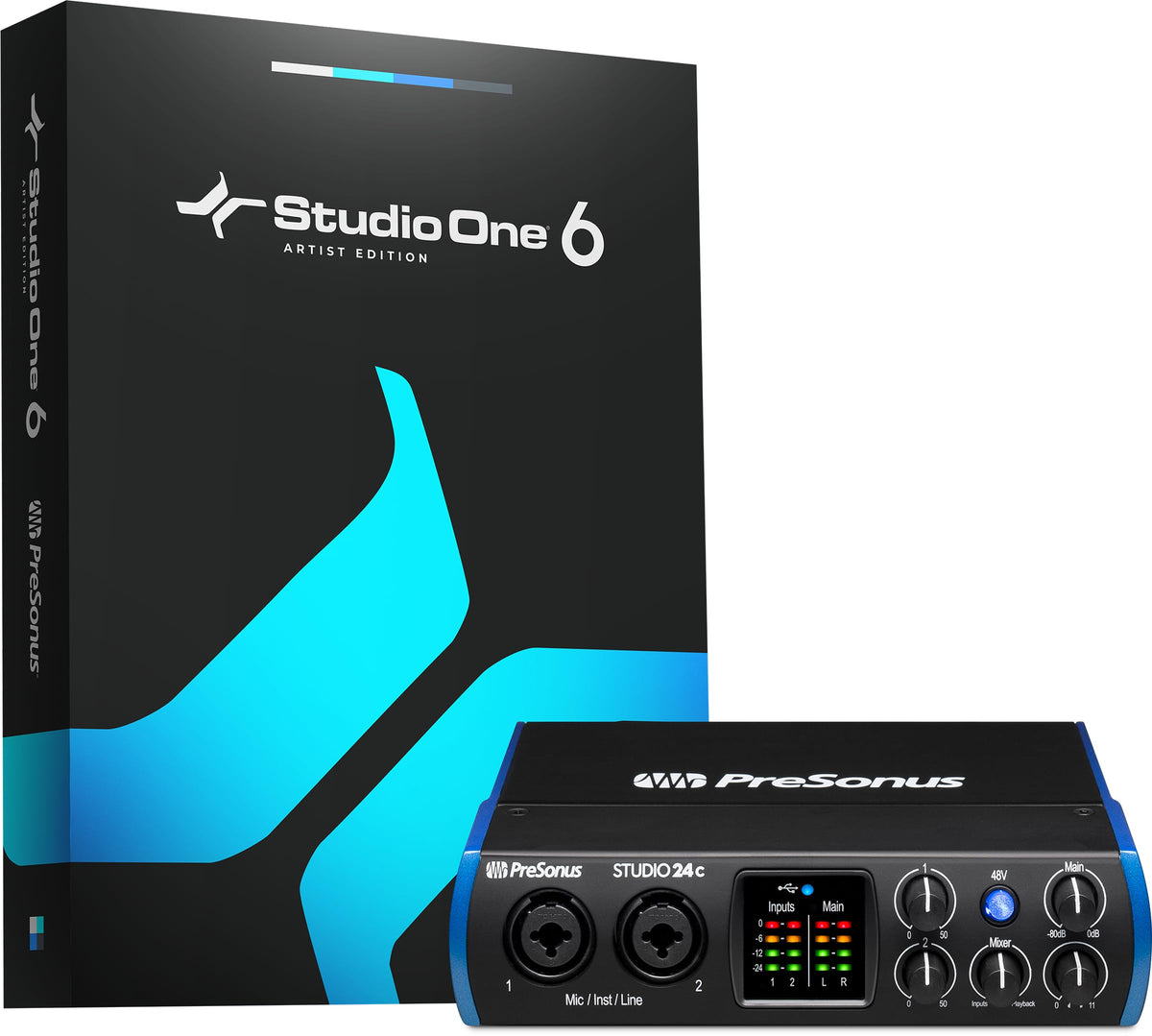 PreSonus Studio 24c 2x2 USB-C Audio Interface