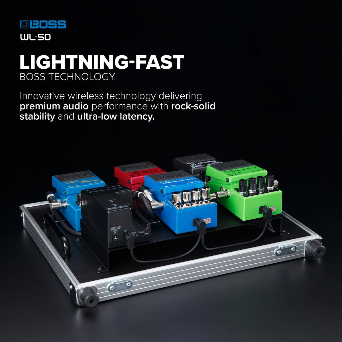 BOSS WL-50 Pedalboard Wireless Instrument System