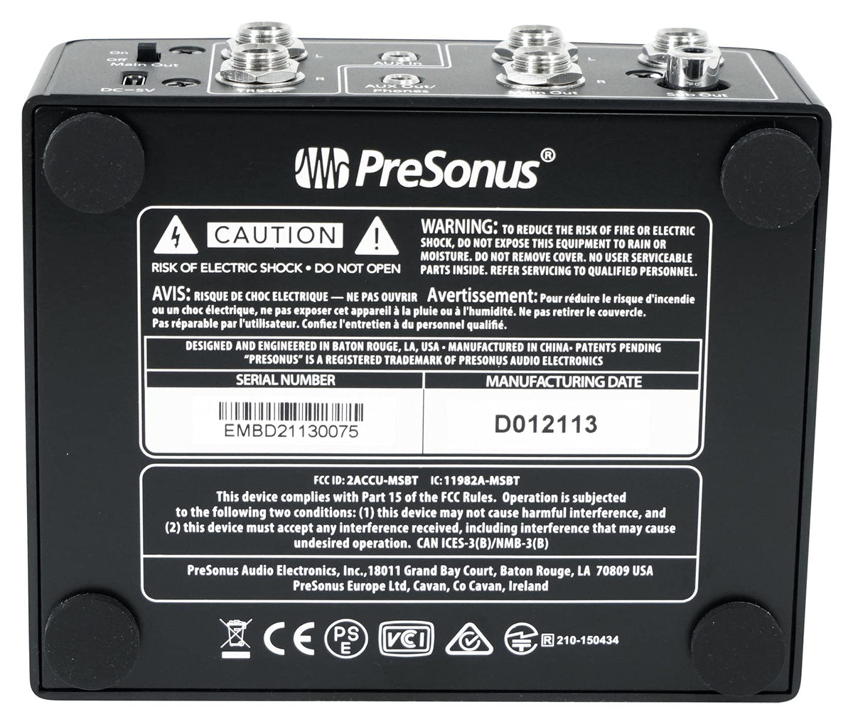 PreSonus MicroStation BT 2.1 Monitor Controller