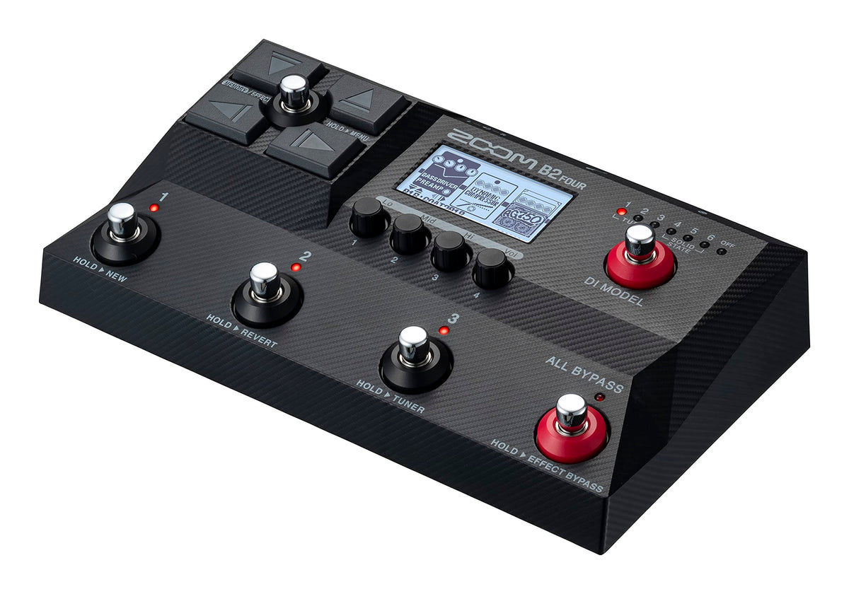 Zoom B2 FOUR Bass Multi-Effects Processor