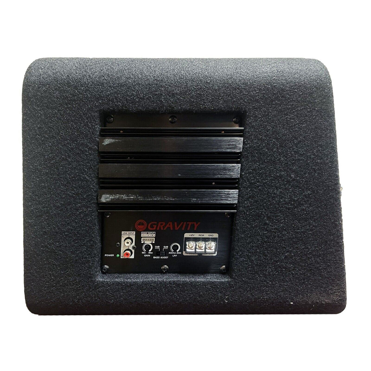 Gravity G12BD2 Dual 12" Ported Loaded Subwoofer Enclosure