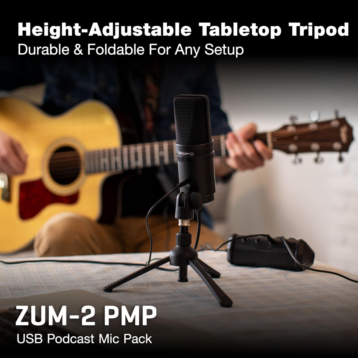 Zoom ZUM-2PMP USB Podcast Microphone Pack