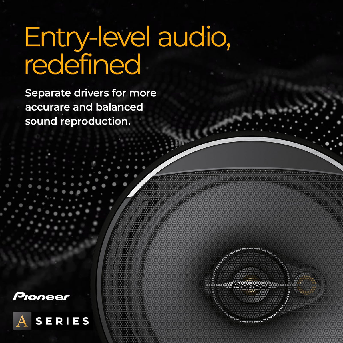 Pioneer TS-A1371F 5.25" 3-Way Coaxial Speakers