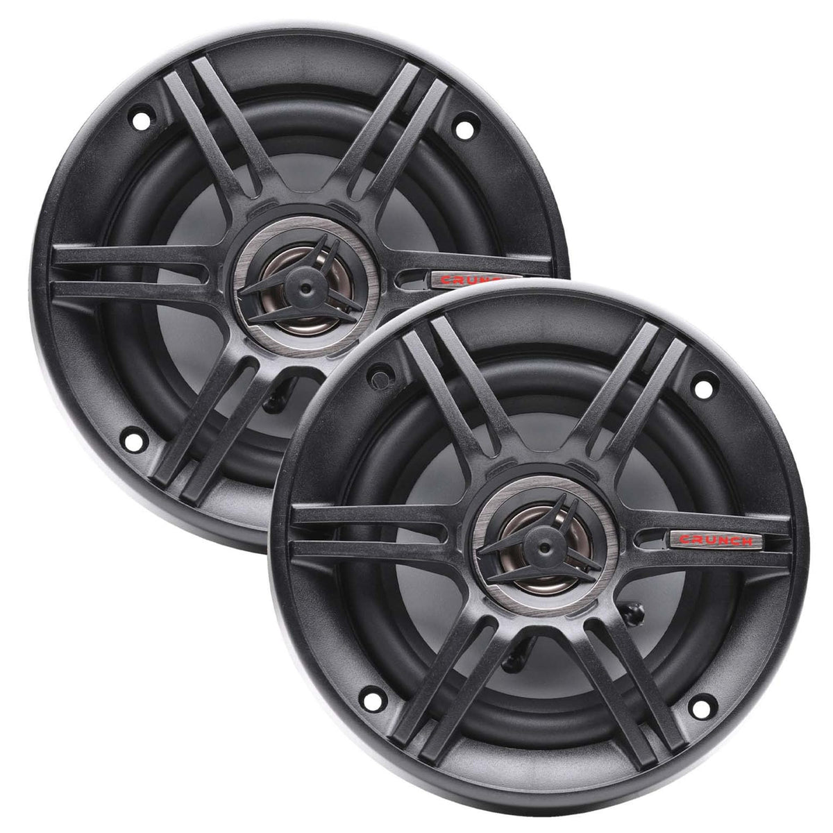 Crunch CS653 6.5" 3-Way Coaxial Car Speakers