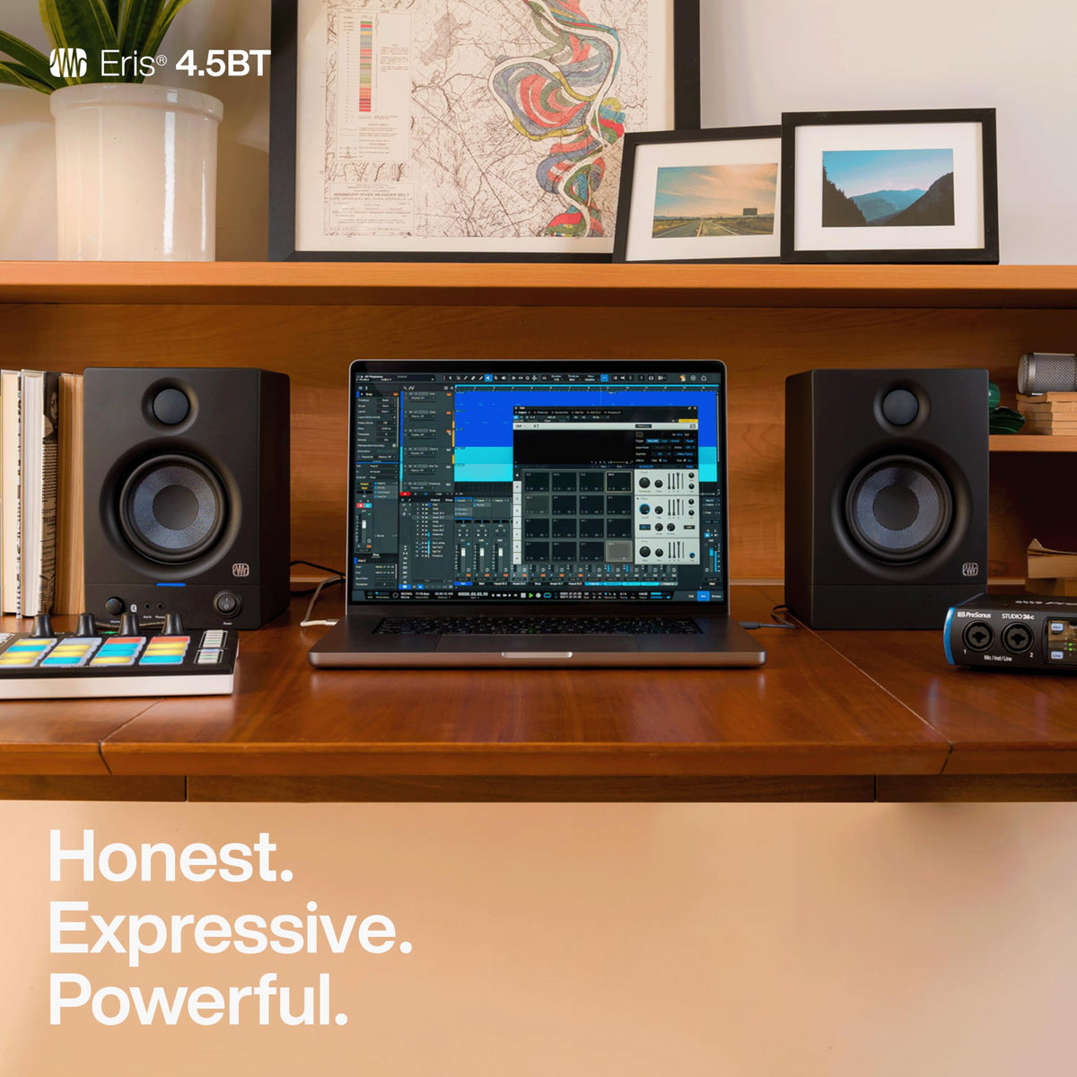 PreSonus ERIS-4-5BT 4.5" Bluetooth Studio Monitors