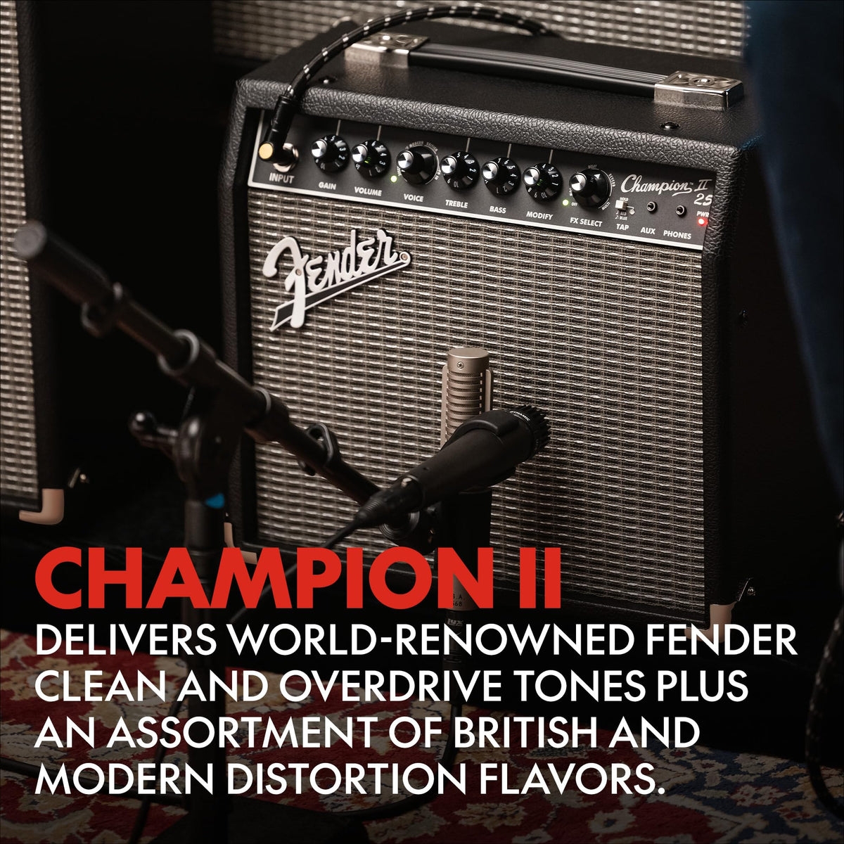 Fender CHAMPION II 25 25-Watt 8" Guitar Combo Amp