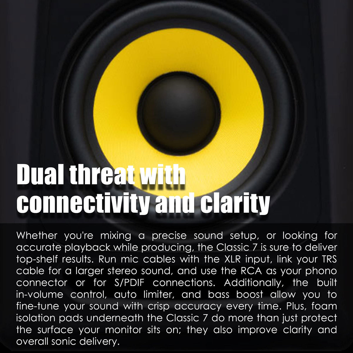 KRK CL7G3-NA Classic 7 7" Powered Studio Monitor
