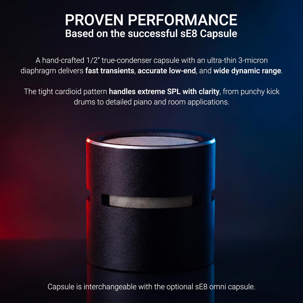 sE Electronics BL8 Half-Cardioid Boundary Microphone