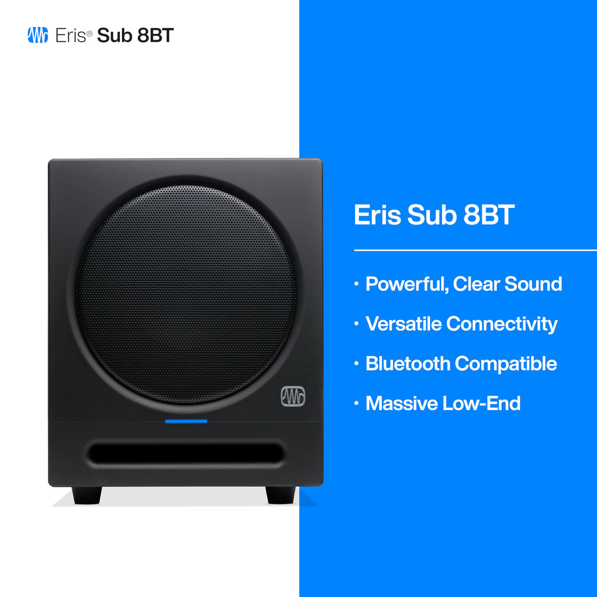 PreSonus Eris Sub 8BT 8" Powered Studio Subwoofer